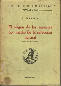 el origen de las especies