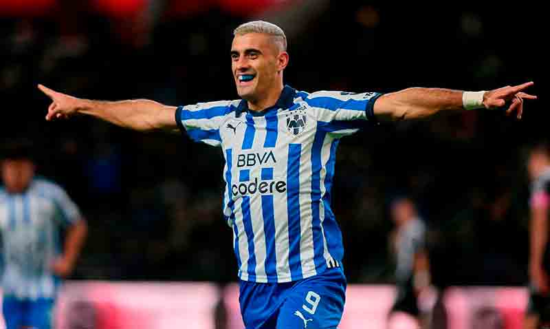 Berterame goleador Rayados
